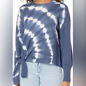 Cinq A Sept Clerisa Tie Dye Wool Cashmere Pullover Sweater
